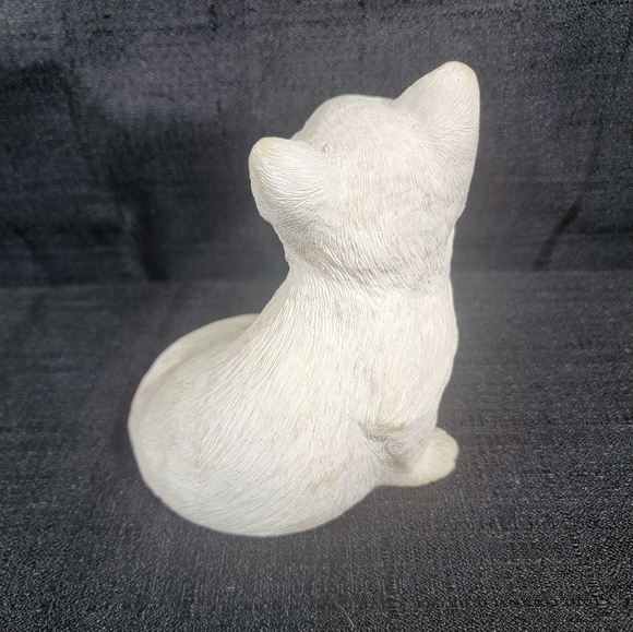 Vintage Sandra Brue Sandicast White Sitting Kitten Figurine - Picture 4 of 7